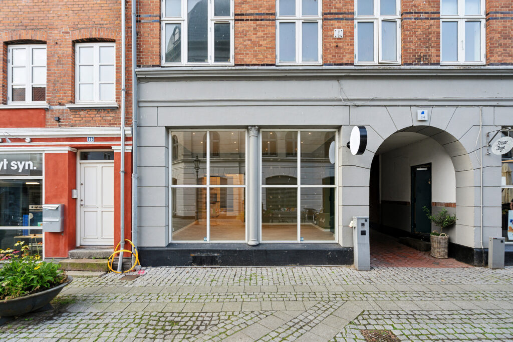 Butik til leje på gågaden i Nyborg
