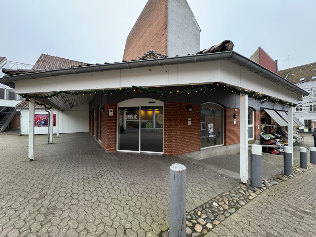 267 m² butikslokale udlejes i Fredericia Midtpunkt