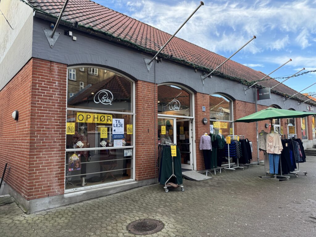 95 m² butikslokale udlejes i Fredericia Midtpunkt!